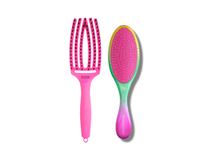 OLIVIA GARDEN LOVE YOUR HAIR zestaw szczotek Fingerbrusch + Aurora | róż - image 2