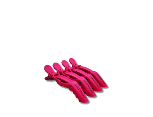 FRAMAR Gator Grips Pink krokodylki spinki klipsy do włosów 4 szt. | Różowe - image 2