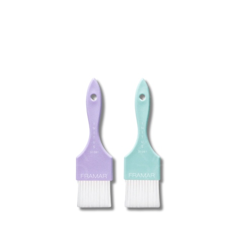 FRAMAR Power Painters pędzelki pędzle do koloryzacji 2 szt. | Pastelowe