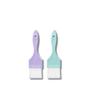 FRAMAR Power Painters pędzelki pędzle do koloryzacji 2 szt. | Pastelowe