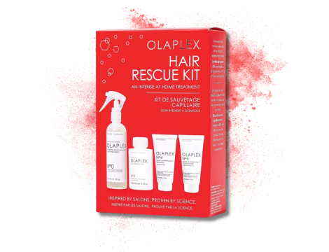 OLAPLEX HAIR RESCUE KIT zestaw naprawczy | No.0 + No.3 + No.4 + No.5 - 2