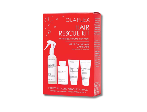 OLAPLEX HAIR RESCUE KIT zestaw naprawczy | No.0 + No.3 + No.4 + No.5