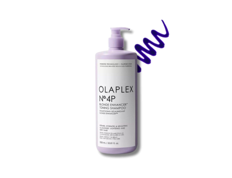 OLAPLEX No.4P BLONDE ENHANCER TONING szampon tonujący włosy blond 1 000 ml - 2