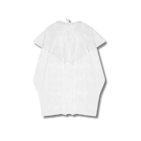 HERHIM pelerynki fryzjerskie jednorazowe foliowe bezbarwne 50 szt. - 3