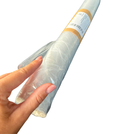 HERHIM pelerynki fryzjerskie jednorazowe foliowe bezbarwne w rolce 50 szt. - 5