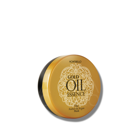 MONTIBELLO GOLD OIL ESSENCE maska bursztynowo arganowa do włosów 200 ml
