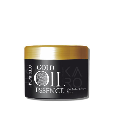 MONTIBELLO GOLD OIL ESSENCE maska bursztynowo arganowa do włosów 500 ml