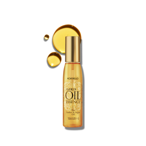 MONTIBELLO GOLD OIL ESSENCE olejek bursztynowo arganowy do włosów 130 ml - 2