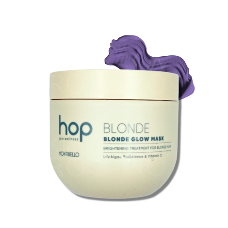 MONTIBELLO HOP Blonde Glow Mask maska do włosów blond 500 ml - 2