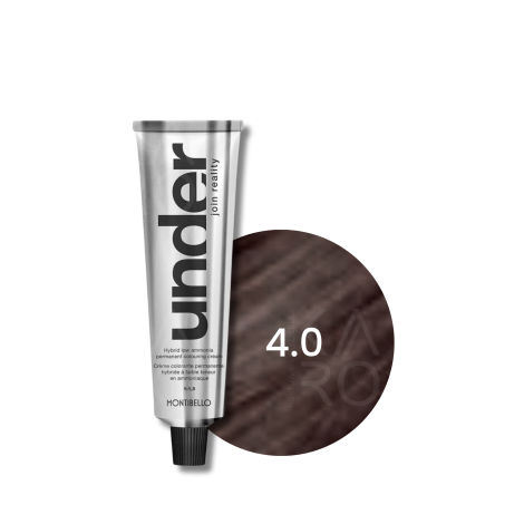 MONTIBELLO UNDER profesjonalna wegańska farba do włosów 60 ml | 4.0