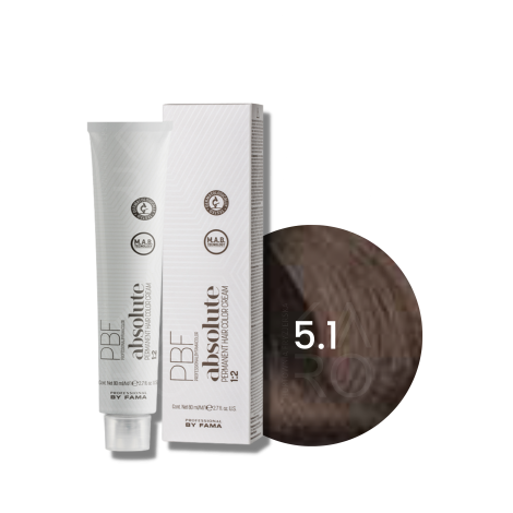 BY FAMA ABSOLUTE profesjonalna trwała farba do włosów 80 ml | 5.1