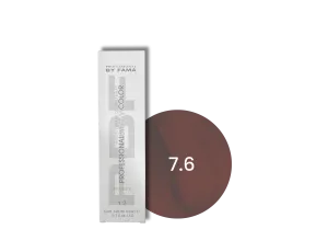 BY FAMA ABSOLUTE profesjonalna trwała farba do włosów 80 ml | 7.6