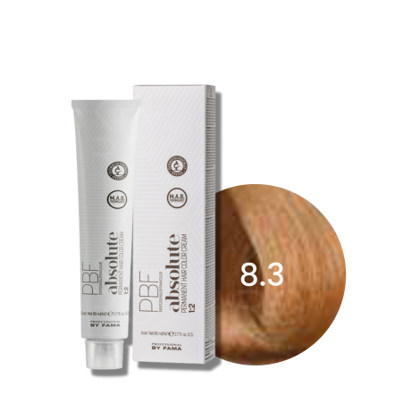BY FAMA ABSOLUTE profesjonalna trwała farba do włosów 80 ml | 8.3