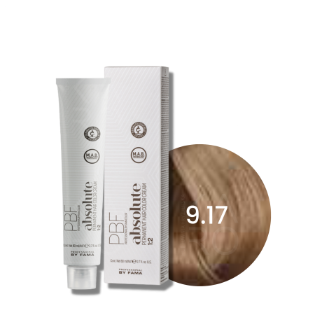 BY FAMA ABSOLUTE profesjonalna trwała farba do włosów 80 ml | 9.17