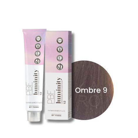 BY FAMA LUMINITY półtrwała farba do włosów 80 ml | Blondeombre 9