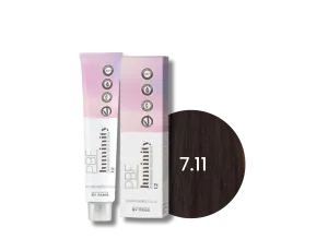 BY FAMA LUMINITY półtrwała farba do włosów bez amoniaku 80 ml | 7.11