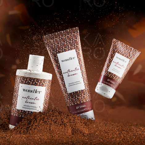 BY FAMA WONDHER Authentic Brown maska do włosów brązowych 15 ml - 3