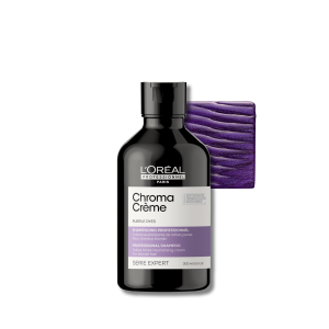 L'OREAL CHROMA CREME szampon neutralizujący żółte odcienie 300 ml | Purple - image 2