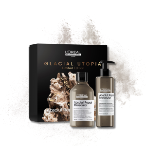 L'OREAL ABSOLUT REPAIR MOLECULAR Glacial Utopia zestaw | szampon + serum - image 2