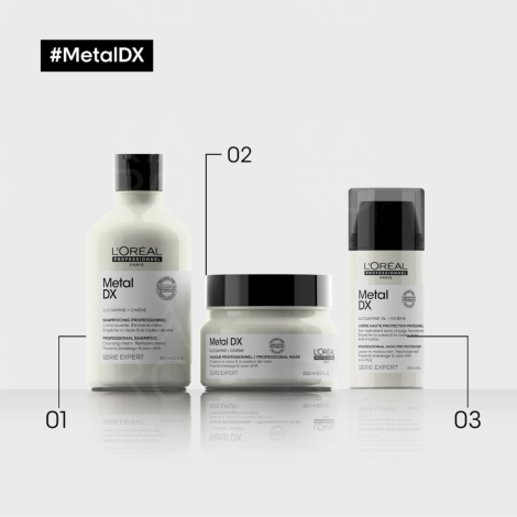 L'OREAL METAL DETOX Glacial Utopia zestaw | szampon + maska - 3