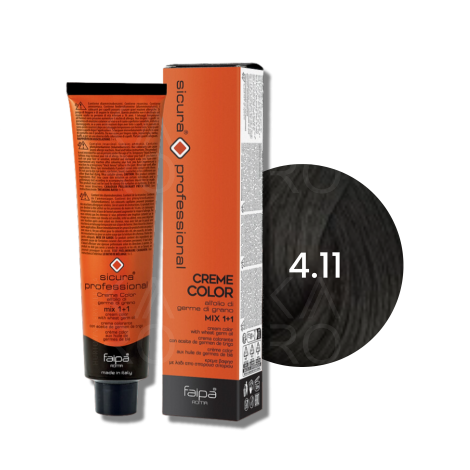 FAIPA ROMA SICURA PROFESSIONAL Creme Color farba do włosów 120 ml | 4.11