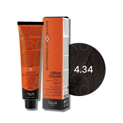 FAIPA ROMA SICURA PROFESSIONAL Creme Color farba do włosów 120 ml | 4.34