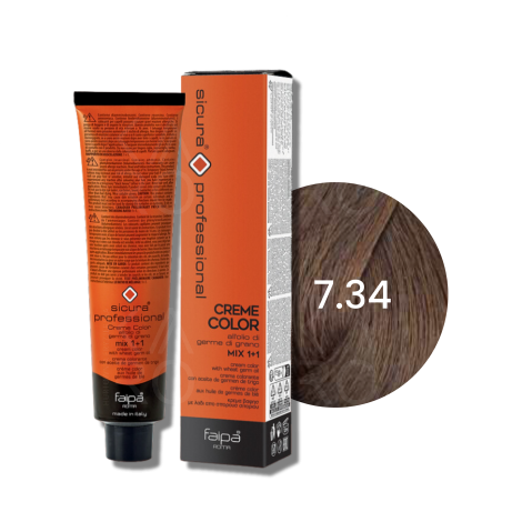 FAIPA ROMA SICURA PROFESSIONAL Creme Color farba do włosów 120 ml | 7.34