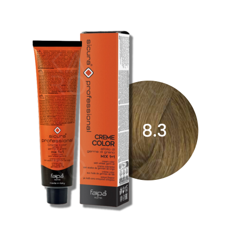 FAIPA ROMA SICURA PROFESSIONAL Creme Color farba do włosów 120 ml | 8.3