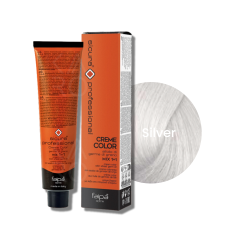FAIPA ROMA SICURA PROFESSIONAL Creme Color farba do włosów 120 ml | Silver
