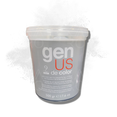GENUS DE COLOR 9 Tones Blue Bleaching Powder rozjaśniacz 9 tonów 500 g - 2