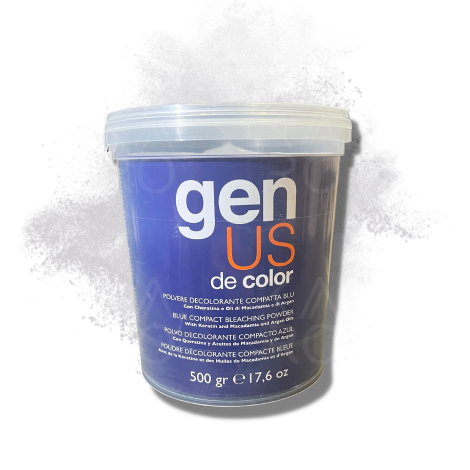 GENUS DE COLOR Blue Compact Bleaching Powder rozjaśniacz Niebieski 500 g - 2