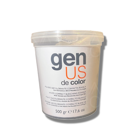 GENUS DE COLOR White Compact Bleaching Powder rozjaśniacz Biały 500 g