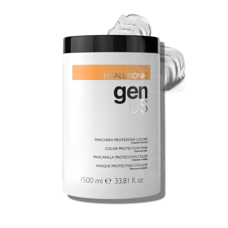 GENUS HYALURONIC maska wygładzająca do włosów farbowanych 1500 ml - 2