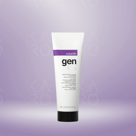 GENUS KERATIN Anti-Frizz krem regenerujący do włosów uszkodzonych 300 ml - 3