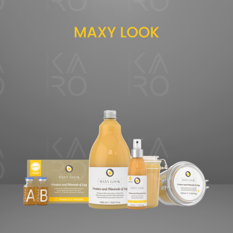 GENUS MAXY LOOK Egg Line szampon restrukturyzująco-odżywczy 1000 ml - 4