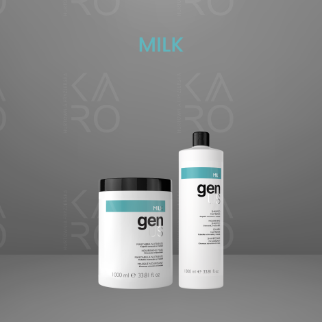 GENUS MILK maska intensywnie odżywcza do włosów zestresowanych 1000 ml - 6
