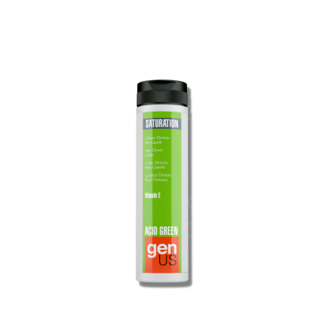 GENUS SATURATION toner koloryzujący w żelu bez amoniaku 150 ml | Acid Green