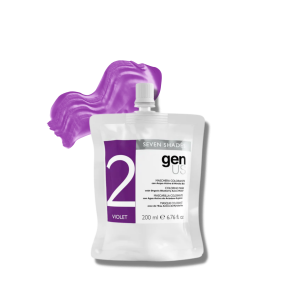 GENUS SEVEN SHADES maska koloryzująca z wodą organiczną 200 ml | Violet - image 2